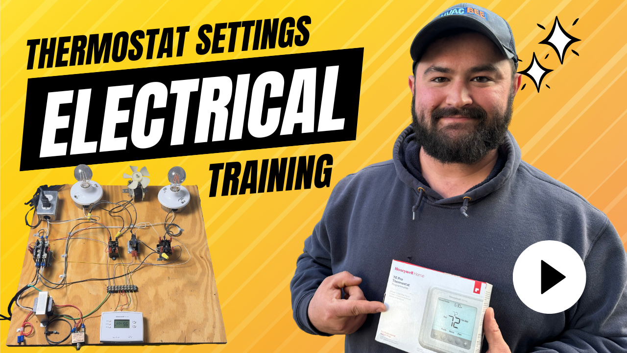 Thermostat Settings HVAC Electrical Training Thumb
